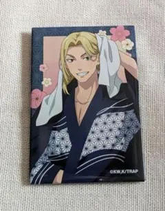 東京リベンジャーズ　温泉浴衣　缶バッジ　龍宮寺堅