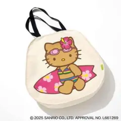 sweet付録　日焼けハローキティ どデカトートバッグ