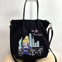 Lyre ライル Lita リタちゃん ニューヨーク スパンコール2WAYバッグ 