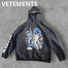 VETEMENTS STARWARS パーカー 厚手 ブラック Sのサムネイル