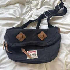 Dickies ブラック 斜めがけショルダーバッグ