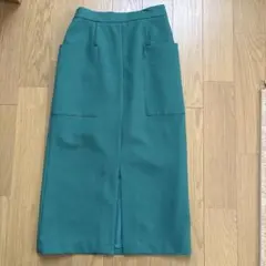 タイトスカート　シンプリシテェ　ベイクルーズ　グリーン