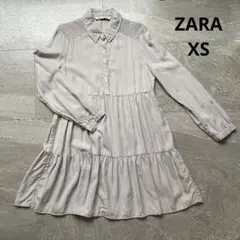 ZARA ティアードワンピース　XS