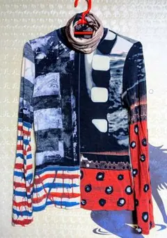 SAVE THE QUEEN 平成ギャルy2k パッチワック カラフルカットソー