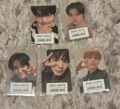 TXT TOGETHER ユニバ特典 ラキドロ トレカ　5枚コンプ②