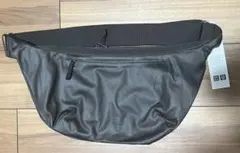 新品未使用　コーテッドコットンショルダーバッグ　BLACK