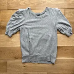 ローズバッド　パフスリーブニット