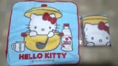 非売品ハローキティタオルハンカチ2枚セット ノベルティ 限定 サンリオ キッチン