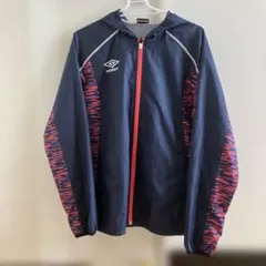umbro ネイビー ピンク スポーツジャケット　ウィンドブレーカー　L