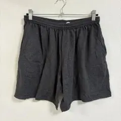 ヘインズ ショートパンツ 無地 L グレー 綿ポリ 部屋着