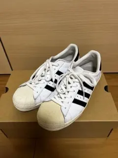 adidas superstarスーパースター 80s 金ベロ 白黒