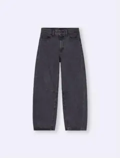 GU バレルレッグジーンズ　S