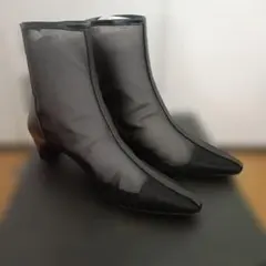 nouerヌエール 黒ブーティ YAMADAYA