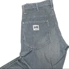 Lee ストライプ ワークパンツ　ヒッコリーペインターパンツ