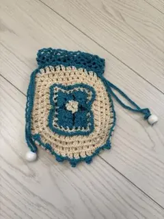 ハンドメイド　ポーチ　巾着