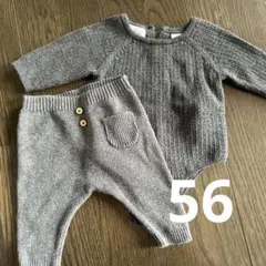 ニットロンパース トップス