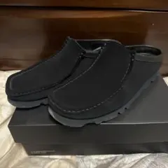 クラークス ワラビー スリップ　ブラック　27.5cm