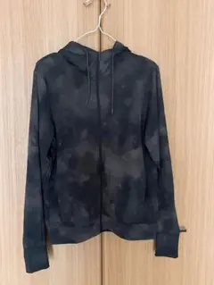 ユニクロ　エアリズム　UVカットフルジップパーカー　メッシュ　ダークグレー　M