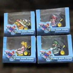 マリオカート プルバックフィギュア 4体セット　マリオカート8