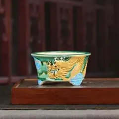 竜盆 長方形盆 紫砂盆 - メルカリ