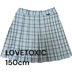 Lovetoxic チェック柄プリーツスカート 150cmのサムネイル