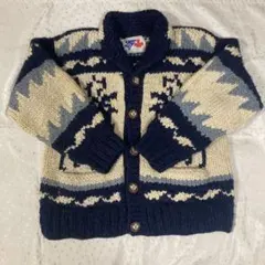 レアSPIRIT OF THE WESTカウチンカーディガン カナダ