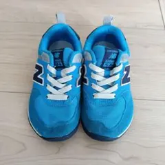 New Balance キッズ スニーカー 青　16センチ