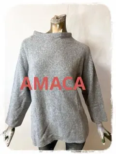 ☘️T19133☘️AMACA ウールニット トップス 38