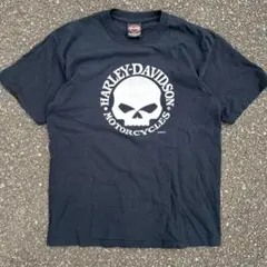 古*生様 00s ハーレーダビッドソン！ ドクロ！スカル！Tシャツ 激レア バイ