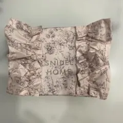 SNIDEL HOME 大容量フリルポーチ　sweet 9月号　付録