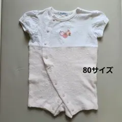 Familia ファミリア クマ刺繍ロンパース 60センチ 新生児 - メルカリ