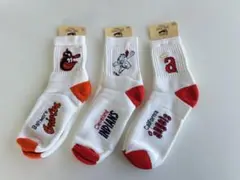 新品　FOR BARE FEET メジャーリーグMLB ソックス　3点セット