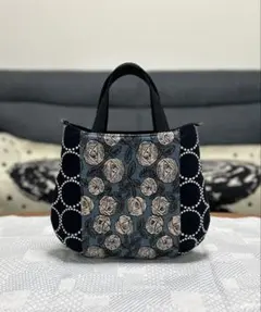 ハンドメイド ミナペルホネン rosy コロりんトート