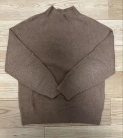 UNIQLO 3Dスフレヤーンモックネックセーター（長袖）