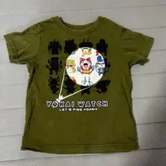 妖怪ウォッチ Tシャツ サイズ110 オリーブグリーン