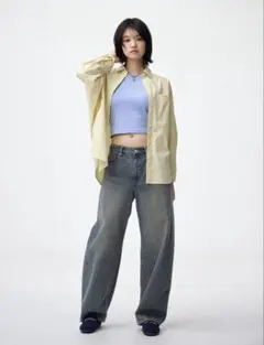 バレルレッグジーンズ