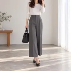 【試着程度】ジャーナルスタンダード ウォッシャブルTWワイドスラックスパンツ