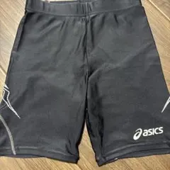 asics 陸上用パンツ ブラック　S スパッツのサムネイル