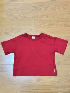美品 DAILY LINE ドロップショルダー 無地 Tシャツ 95