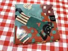 新品　Atsuko Matano 　大判 ハンカチ　猫　レア