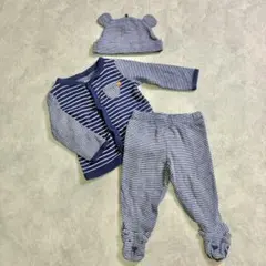 carter's カーターズ 3点セット カーディガン ズボン くま耳帽子