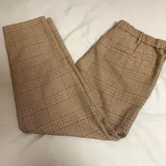 メンズ　GUチェックパンツ