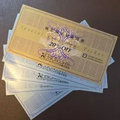 ゼビオホールディングス 株主優待券 20% OFF
