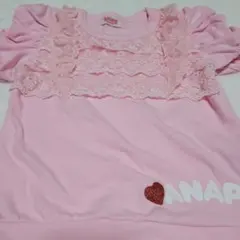 ANAP ピンク Tシャツ 110cm フリル