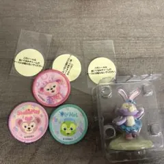 ダッフィー&フレンズ 20周年 フィギュア　ワッペン付き