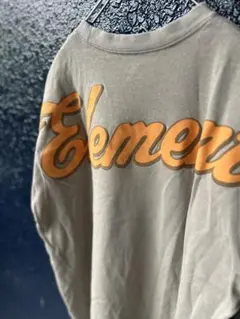ELEMENT エレメント Tシャツ ベージュ L/Gサイズ ビッグシルエット