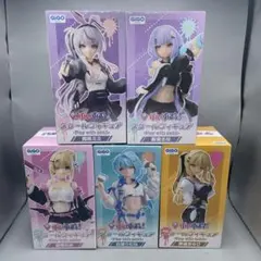 ぶいすぽっ！ フィギュア 4点＆猫麦とろろフィギュア1点の5点セット