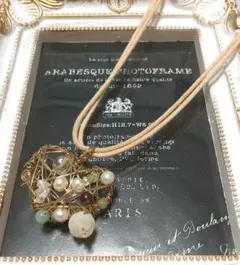 ゴールドワイヤー  ハート ネックレス