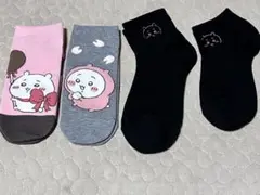 【新品未使用】ちいかわ/スニーカーインソックス4足セットしまむら靴下