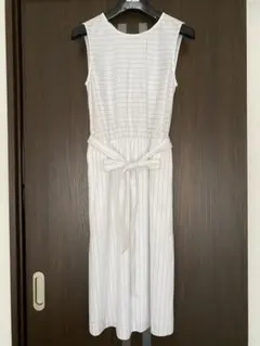 【値下げ】Eprouve エプローブ白ストライプワンピース